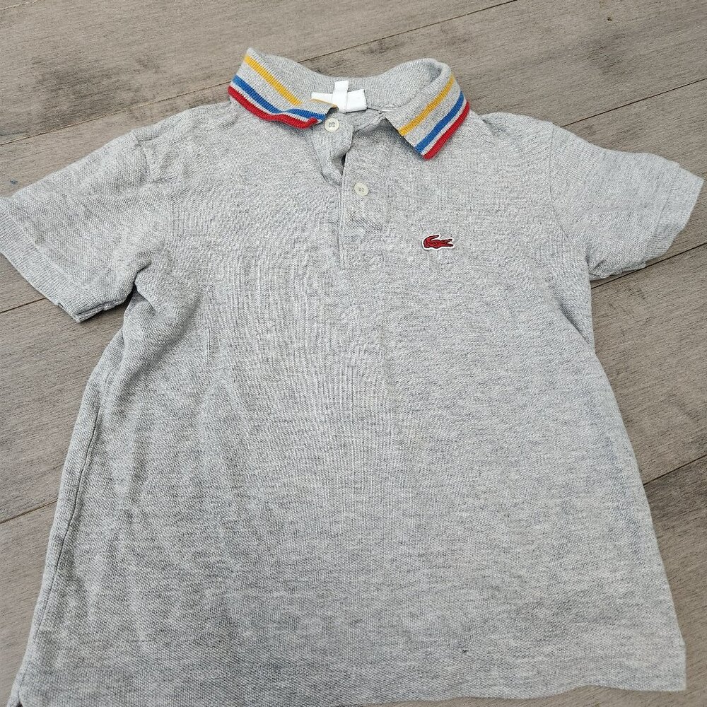 Lacoste size 6 boys polo top